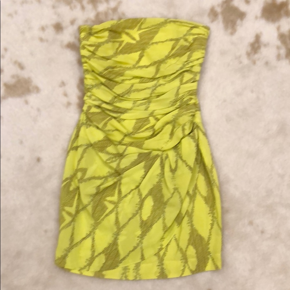 Gorgeous silk strapless dress